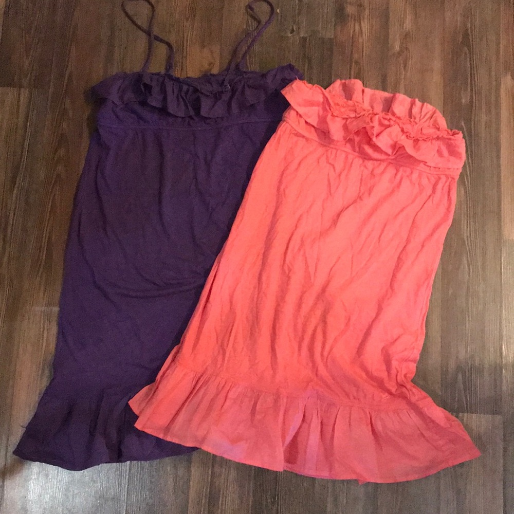 2 frilly summer dresses